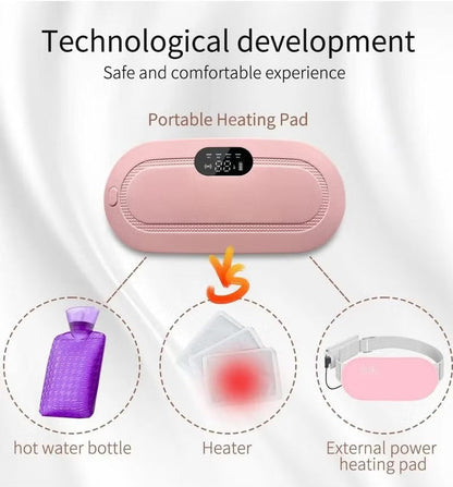 Cordless Heating & Vibration Relief Belt for Period Pain